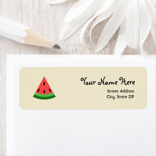 Watermelon Slice Address Labels (Insitu)