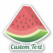 Watermelon Slice Aufkleber (Vorderseite)
