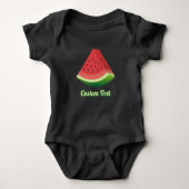 Watermelon Slice Baby Strampler (Vorderseite)
