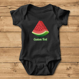 Watermelon Slice Baby Strampler