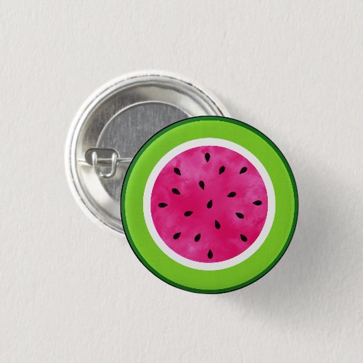 Watermelon Slice Button (Vorne & Hinten)