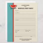 Watermelon Slice Custom Recia Seite (Vorne/Hinten)