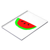 Watermelon Slice Design Notizblock (Linke Seite)