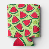 Watermelon Slice Fiesta | Fun Summer Fruit Pattern Dosenkühler (Rückseite)