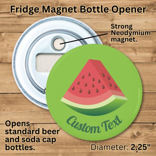 Watermelon Slice Flasche Opener Flaschenöffner