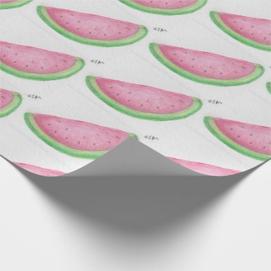 Watermelon Slice Geschenkpapier (Ecke)