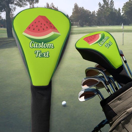 Watermelon Slice Golf Headcover