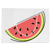 Watermelon Slice Große Geschenktüte (Rückseite)