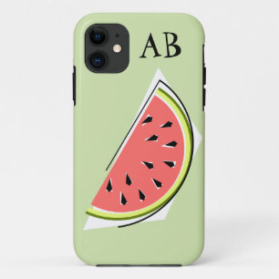 Watermelon Slice grün "Monogram" iPhone Gehäuse Case-Mate iPhone Hülle