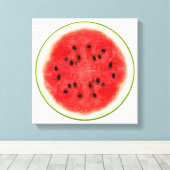 Watermelon Slice Leinwanddruck (Insitu (Holzboden))