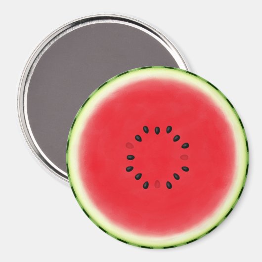 Watermelon Slice Magnet (Vorderseite/Rückseite)