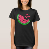 Watermelon Slice Melon Sommerferien Saison T-Shirt (Vorderseite)