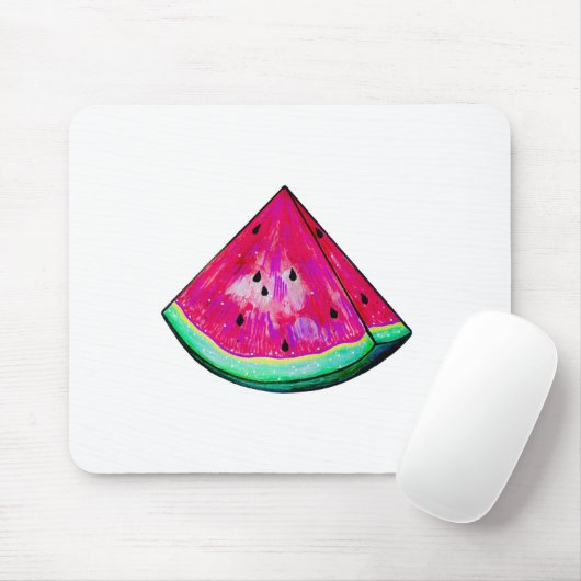 Watermelon Slice Mousepad (Mit Mouse)