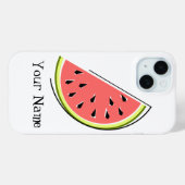 Watermelon Slice 'Name' iPhone Gehäuse Case-Mate iPhone Hülle (Rückseite (Horizontal))