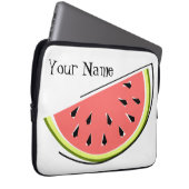 Watermelon Slice Name Notebook-Hülle Laptopschutzhülle (Vorne Rechts)