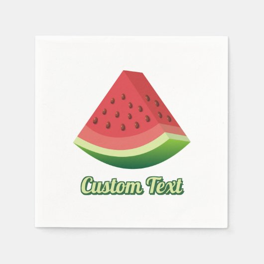 Watermelon Slice Napkins Serviette (Vorderseite)
