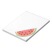 Watermelon Slice Notizblock (Rotiert)