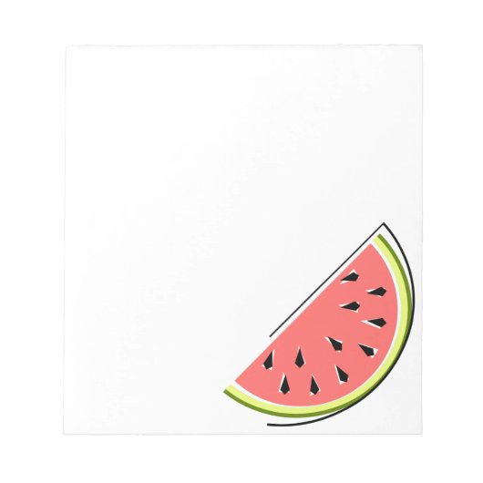 Watermelon Slice Notizblock (Vorderseite)