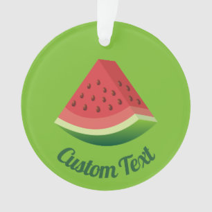 Watermelon Slice Ornament