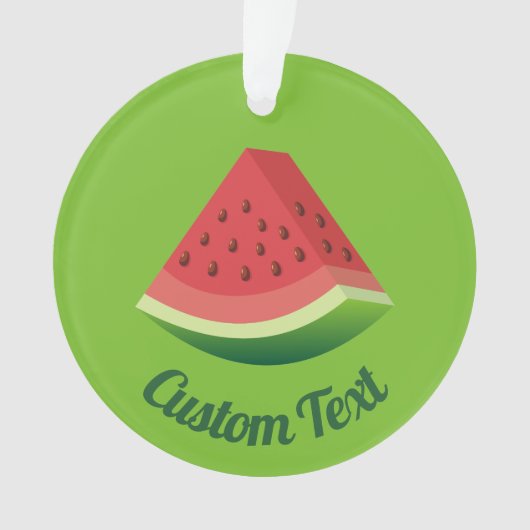 Watermelon Slice Ornament (Vorderseite)