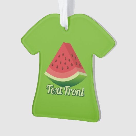 Watermelon Slice Ornament (Vorderseite)