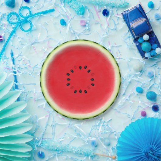 Watermelon Slice Pappteller (Party)