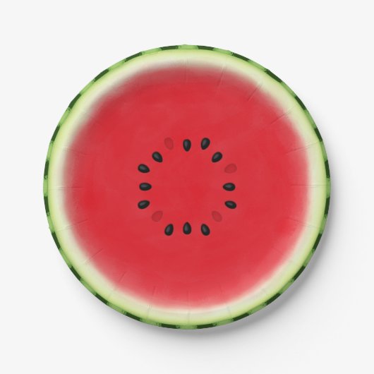 Watermelon Slice Pappteller (Vorderseite)