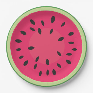 Watermelon Slice Pappteller