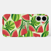 Watermelon Slice Pattern Case-Mate iPhone Hülle (Rückseite (Horizontal))