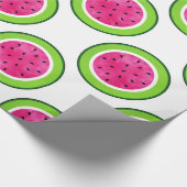 Watermelon Slice Pattern Geschenkpapier (Ecke)