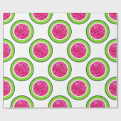 Watermelon Slice Pattern Geschenkpapier (Flach)