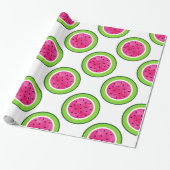 Watermelon Slice Pattern Geschenkpapier (Ungerollt)