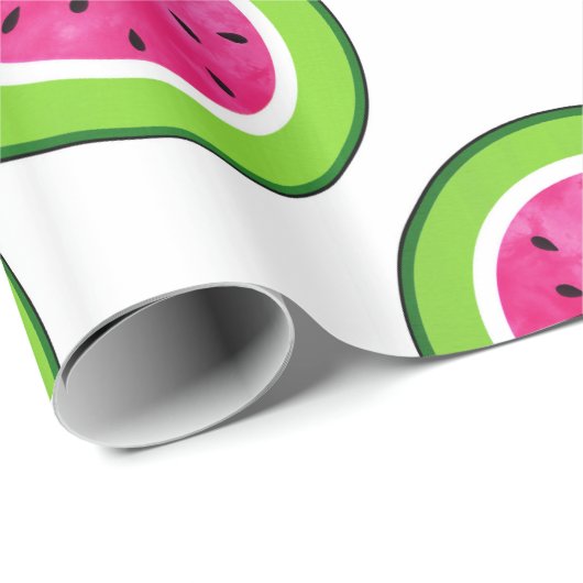 Watermelon Slice Pattern Geschenkpapier (Rolleneckpunkt)