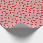 Watermelon Slice Pattern Geschenkpapier (Ecke)