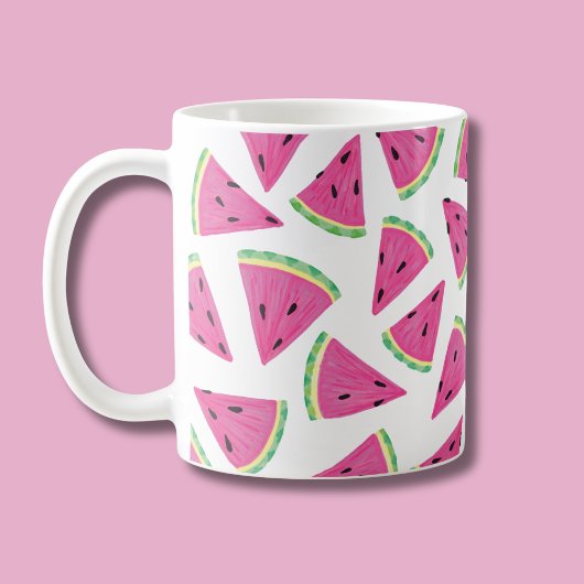 Watermelon Slice Pattern Kaffeetasse