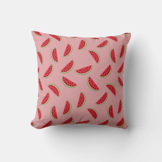 Watermelon Slice Pattern Kissen (Vorderseite)