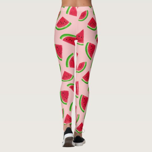 Watermelon Slice Pattern Leggings (Rückseite)
