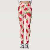 Watermelon Slice Pattern Leggings (Vorderseite)