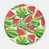 Watermelon Slice Pattern Magnet (Vorne)
