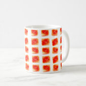 Watermelon Slice Pattern - Seamless Summer Fruit o Kaffeetasse (VorderseiteRechts)
