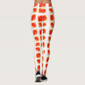 Watermelon Slice Pattern - Seamless Summer Fruit o Leggings (Rückseite)