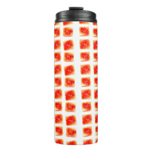 Watermelon Slice Pattern - Seamless Summer Fruit o Thermosbecher