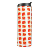 Watermelon Slice Pattern - Seamless Summer Fruit o Thermosbecher (Nach links gedreht)