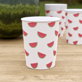 Watermelon Slice Pattern Sommer Party Papier Cups Pappbecher