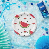 Watermelon Slice Pattern | Summer Picnic & Patriot Pappteller (Party)