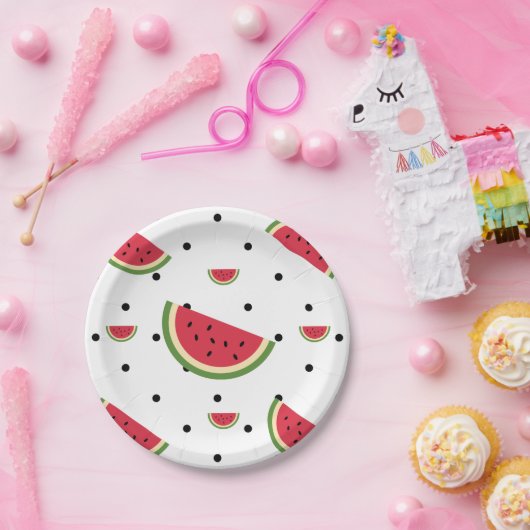 Watermelon Slice Pattern | Summer Picnic & Patriot Pappteller (Party)