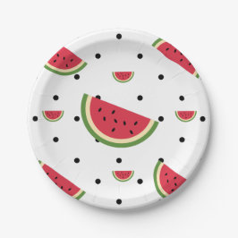 Watermelon Slice Pattern | Summer Picnic & Patriot Pappteller