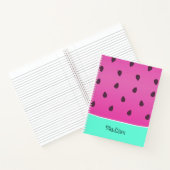 Watermelon Slice | Personalisiertes SpiralNotebook Notizblock (Innenseite)