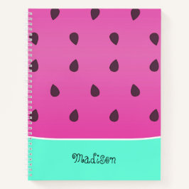 Watermelon Slice | Personalisiertes SpiralNotebook Notizblock