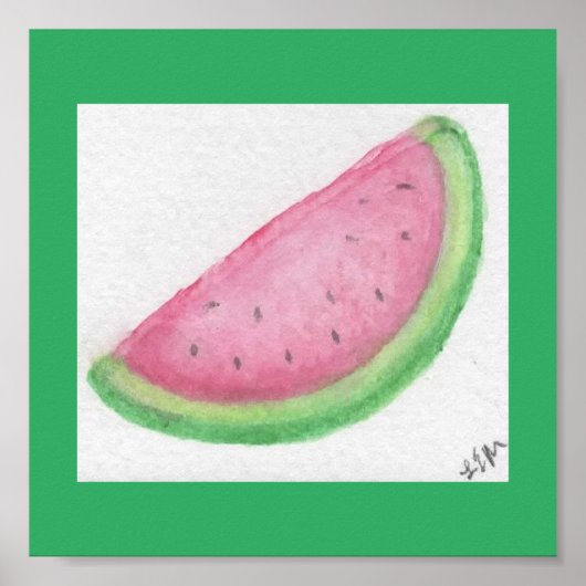 Watermelon Slice Poster (Vorne)